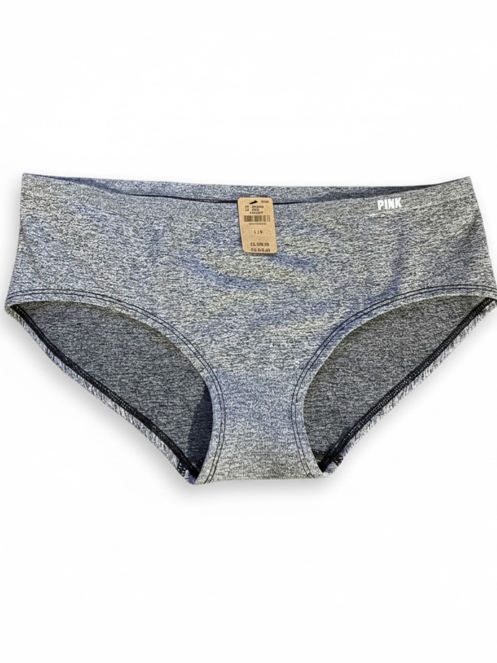 PINK Victoria's Secret Gray Heather Seamless Hipster Panty